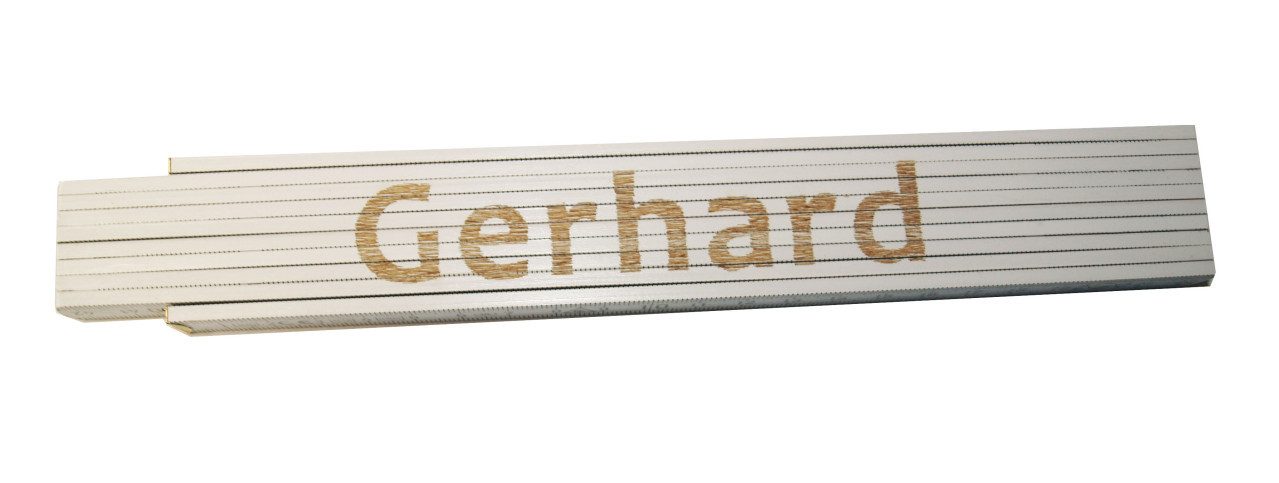 HEKA Zollstock Zollstock Gerhard 2 m weiß