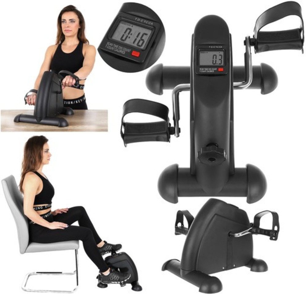 Trizand Mini-Heimtrainer Reha-Fahrrad Hometrainer (Spar-Set, 1-tlg., Fahrrad), beugt Krämpfen vor und unterstützt den Muskelaufbau