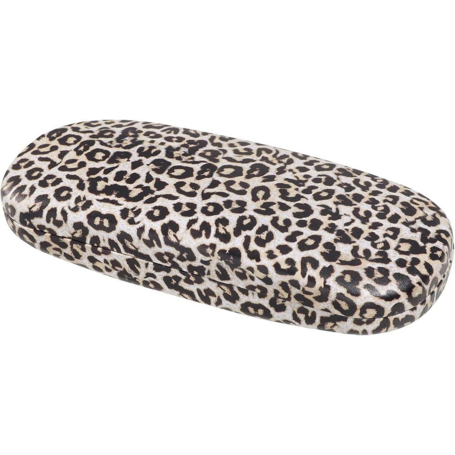 LuxusKollektion Brillenetui Brillenetui Hardcase Brillenbox Hartschale Leopardmuster