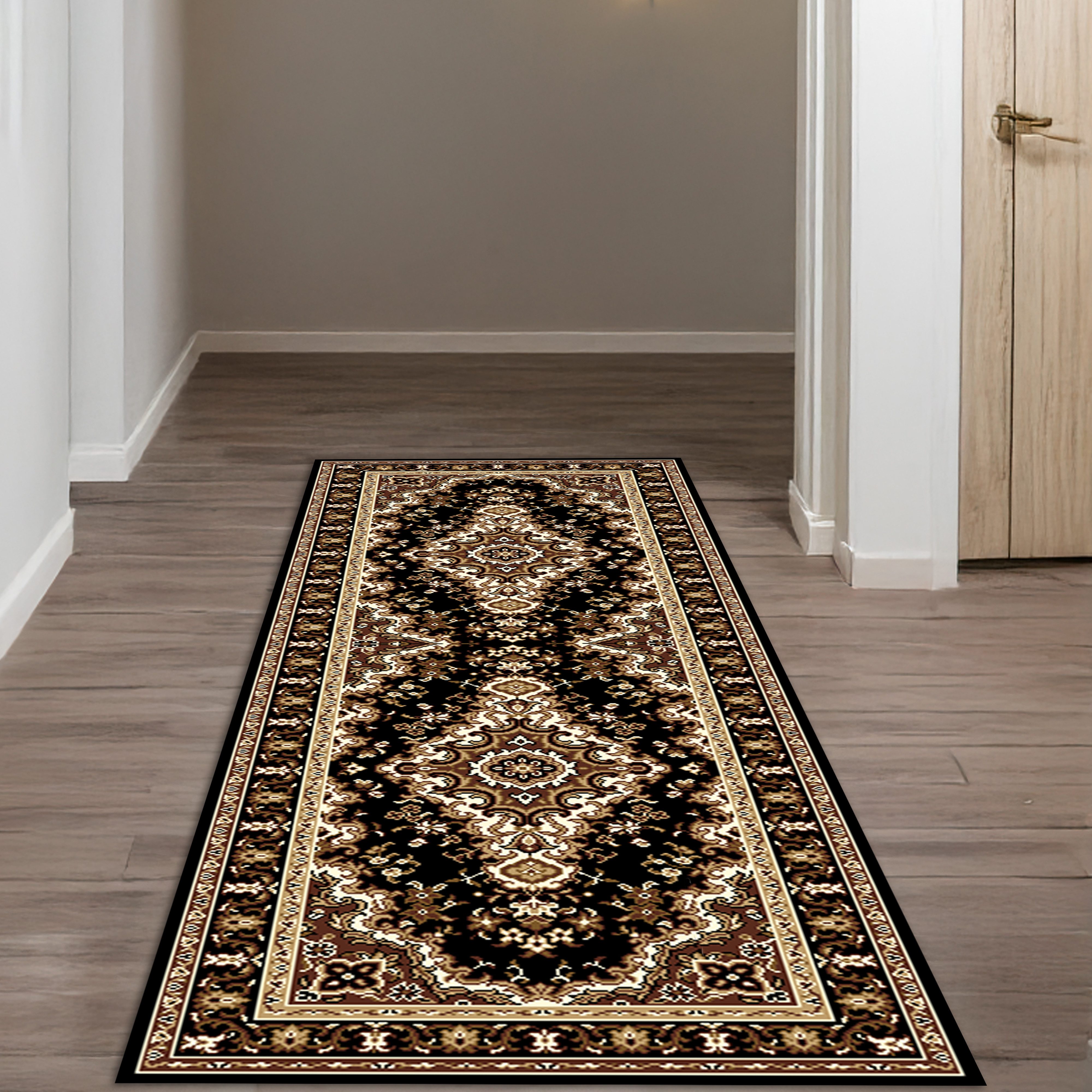 OTTO home Teppich Oriental, Made in Belgium, rechteckig, Höhe: 7 mm, Orient-Optik, mit Bordüre, Teppich, Kurzflor, Weich, Kundenliebling