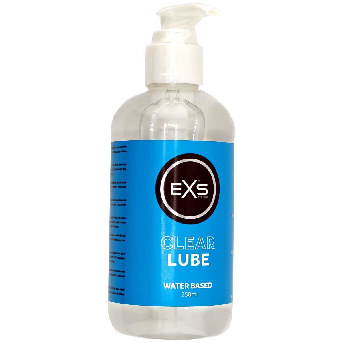 EXS Gleitgel Clear Lube - parabenfreies Gleitgel, Flasche mit 250ml, 1-tlg., transparent, hypoallergen, lange gleitfähig