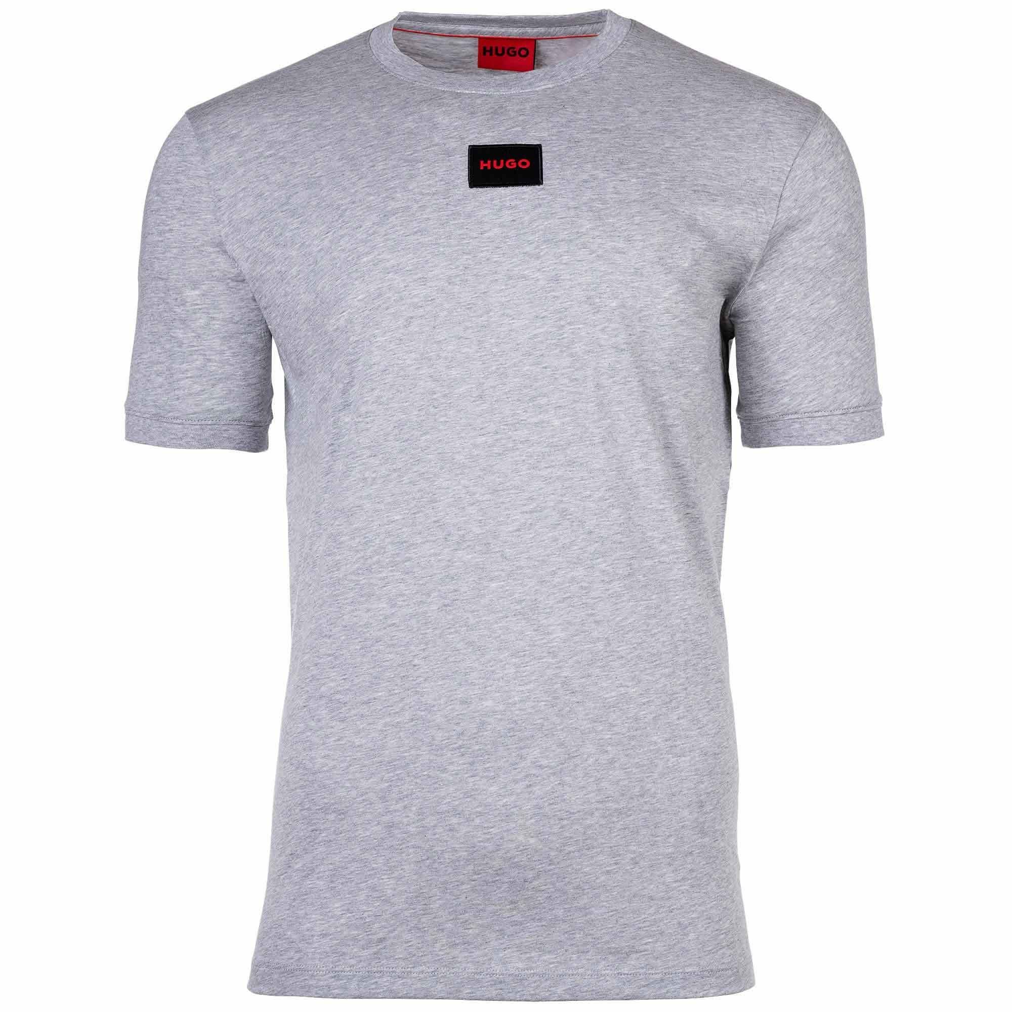 - Grey) Grau Rundhals HUGO T-Shirt T-Shirt Herren (Open Diragolino212