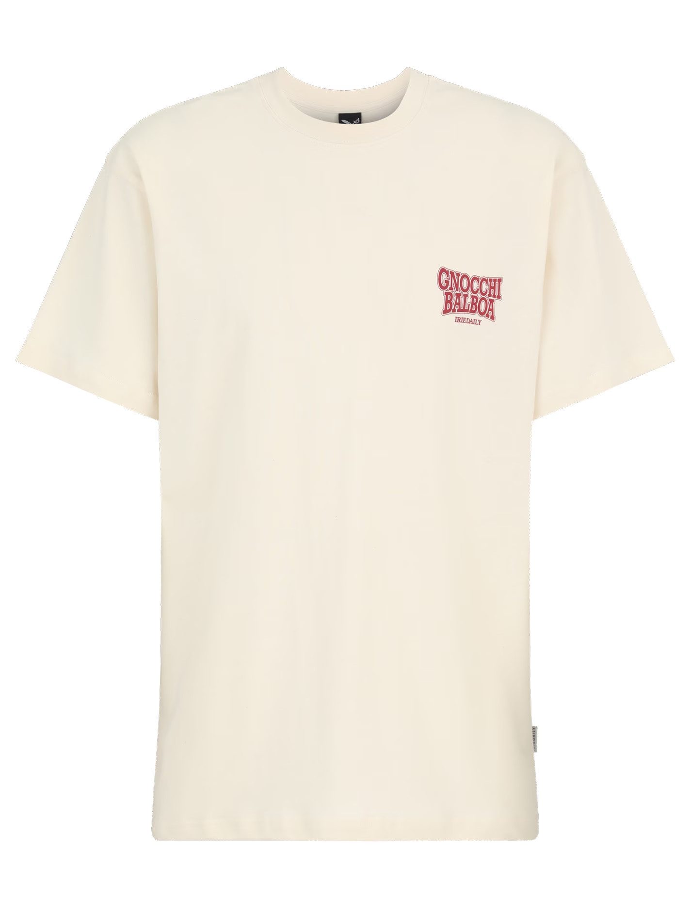 iriedaily Kurzarmshirt Gnocchi Balboa - T-Shirt Herren - Sommershirt - Oversize - beige