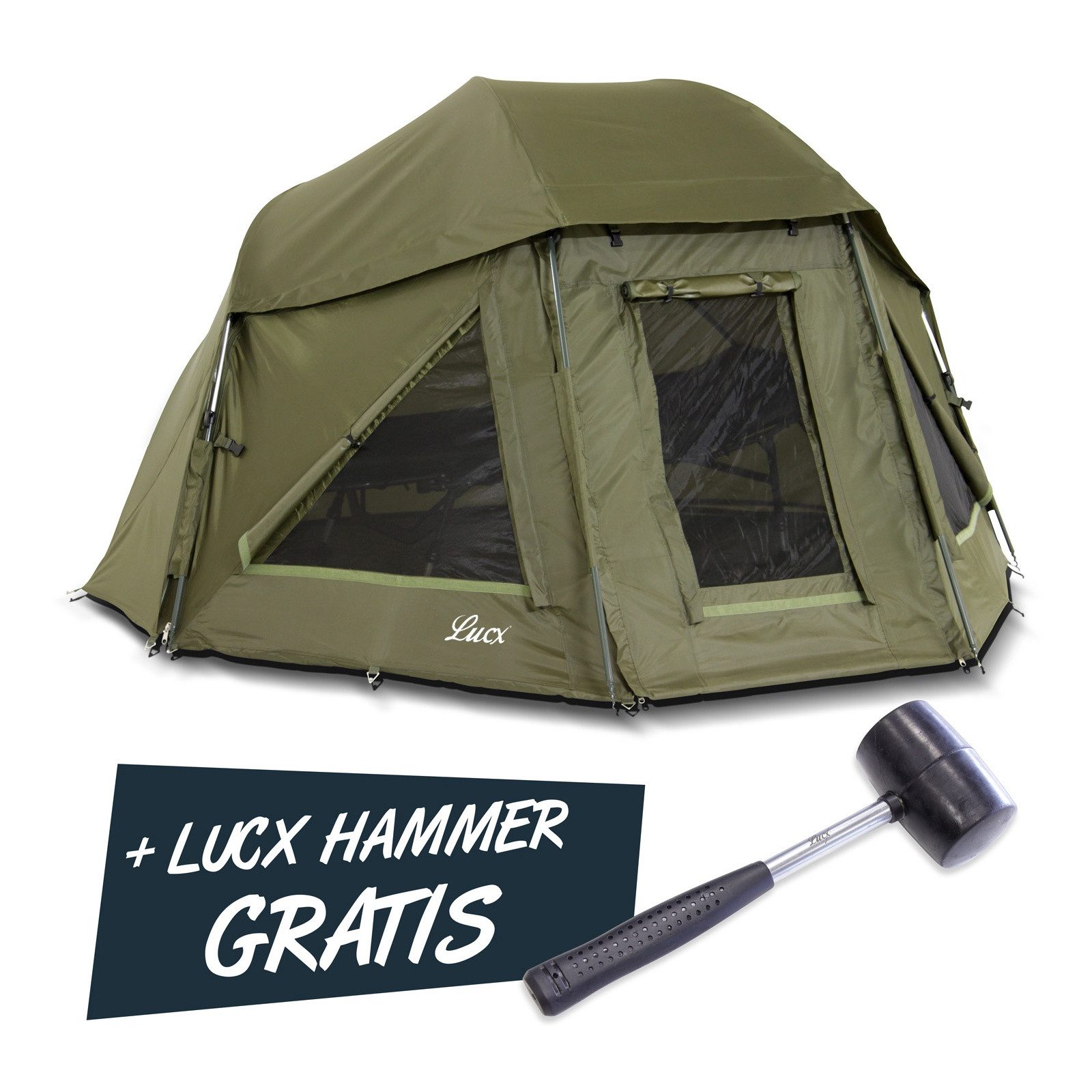 Lucx Schirmzelt, Personen: 1 (Komplett-Set)