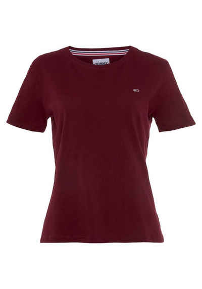 Tommy Jeans Kurzarmshirt »TJW SOFT JERSEY TEE« in Basic Form mit Tommy Jeans Branding