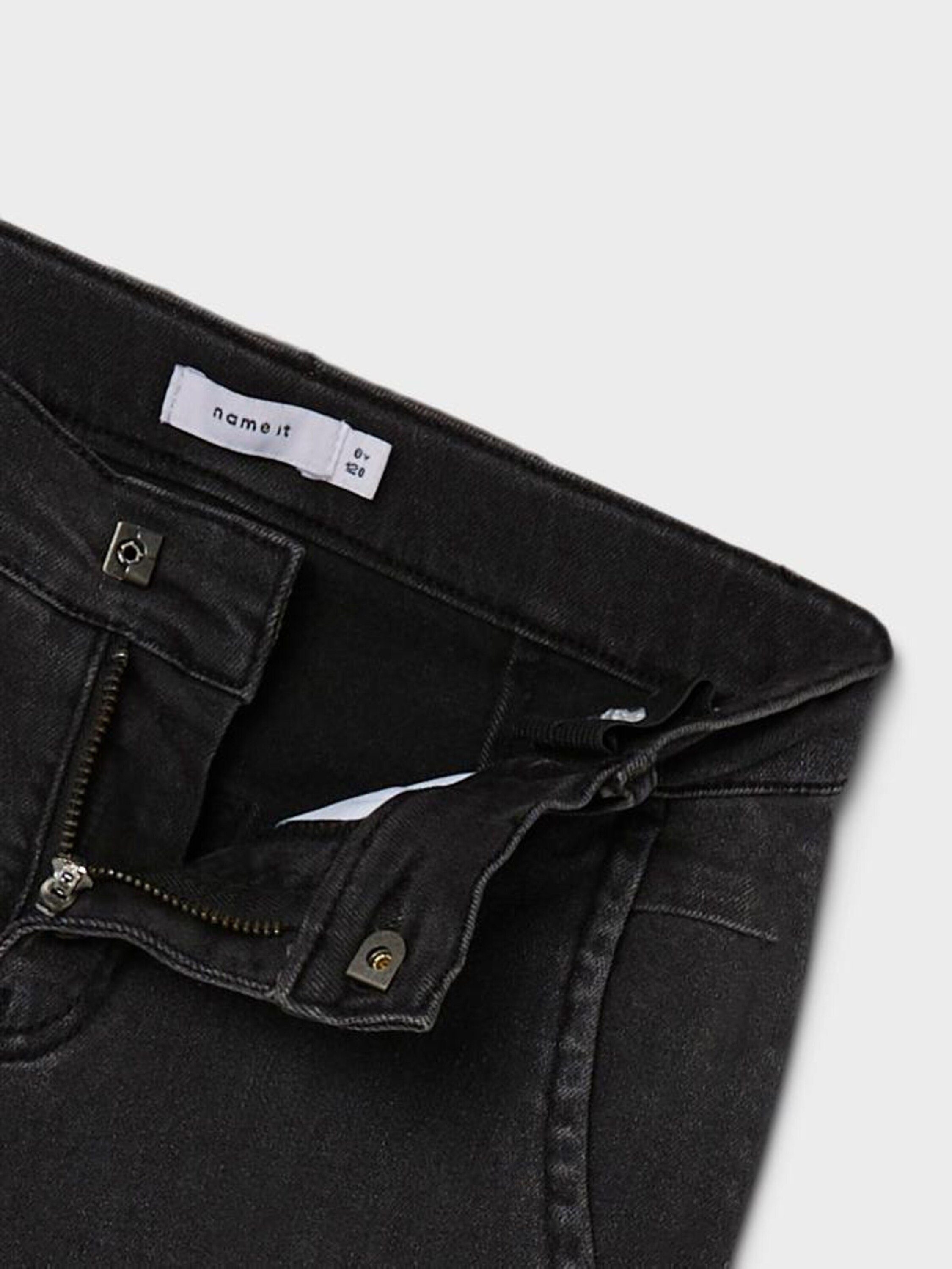 Name It Weite Jeans Bella (1-tlg) Plain/ohne Details, Seitliche  Eingrifftaschen