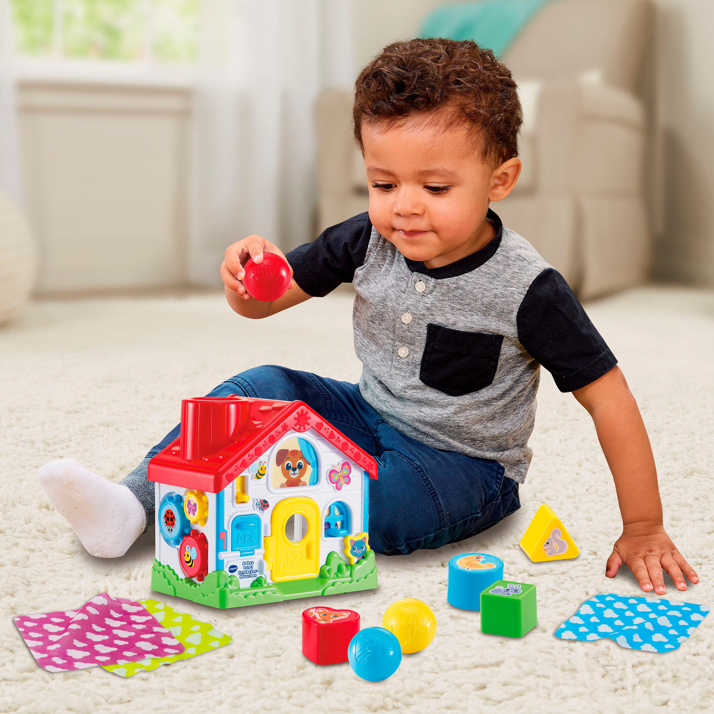 Vtech® Steckspielzeug Vtech Baby, Babys Entdeckerhäuschen