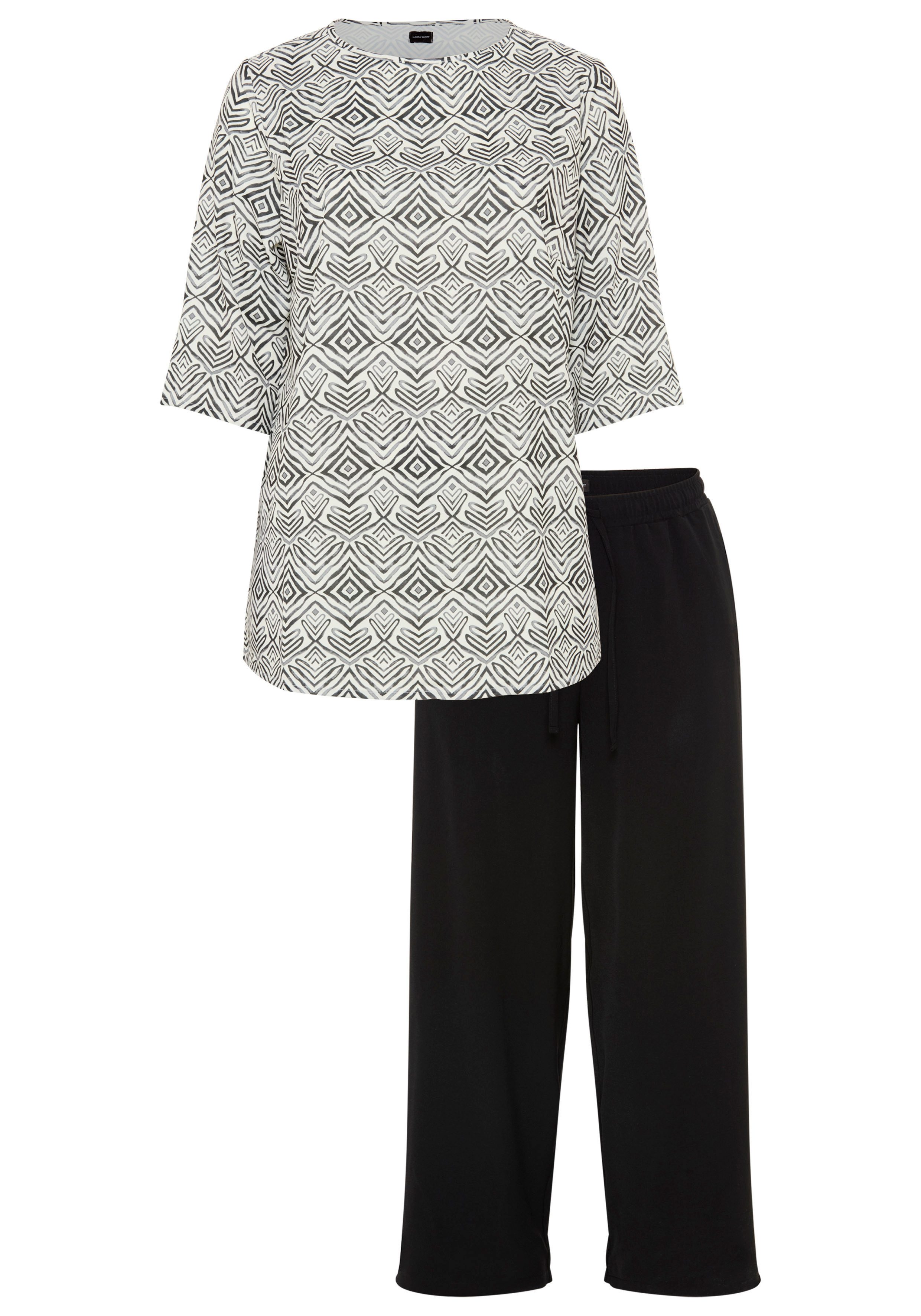 Laura Scott CURVE Schlupfbluse (Set, Shirt + Hose) für Frühling und Sommer, günstig online kaufen