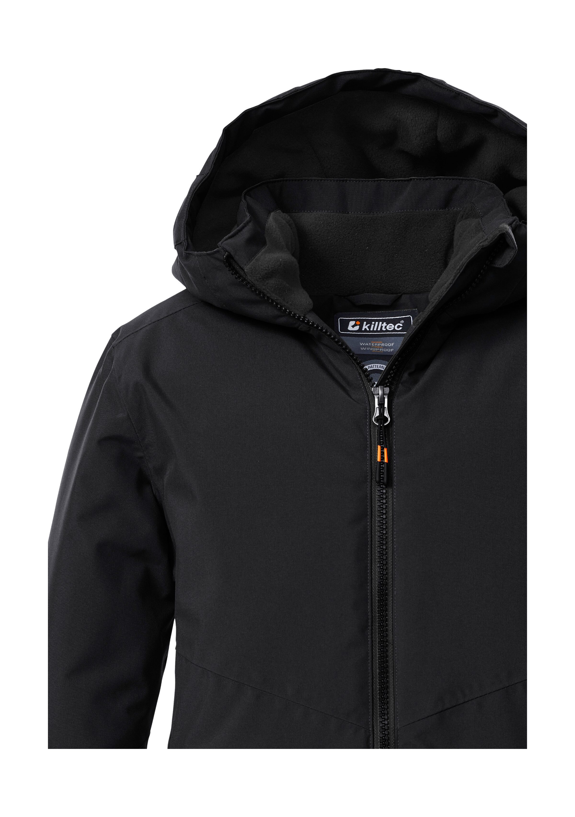Killtec Funktionsjacke KOW 221 BYS JCKT Wind- und wasserdichte Kinderjacke mit verstellbarer Kapuze