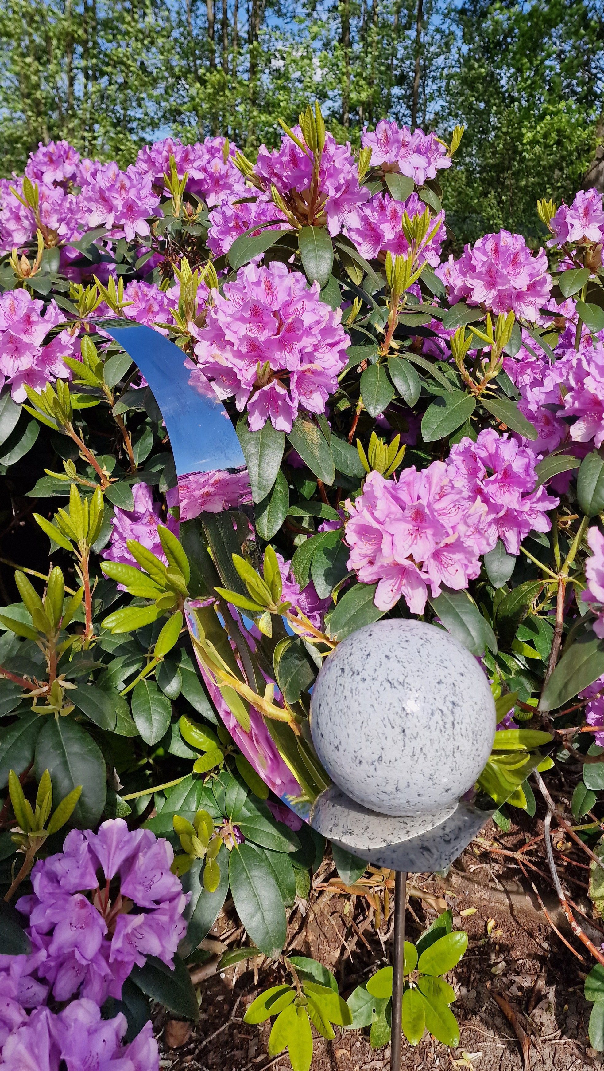 Produktbild von Garneck 2 Stück Kristall Gartenstecker Mit Lichtreflexion