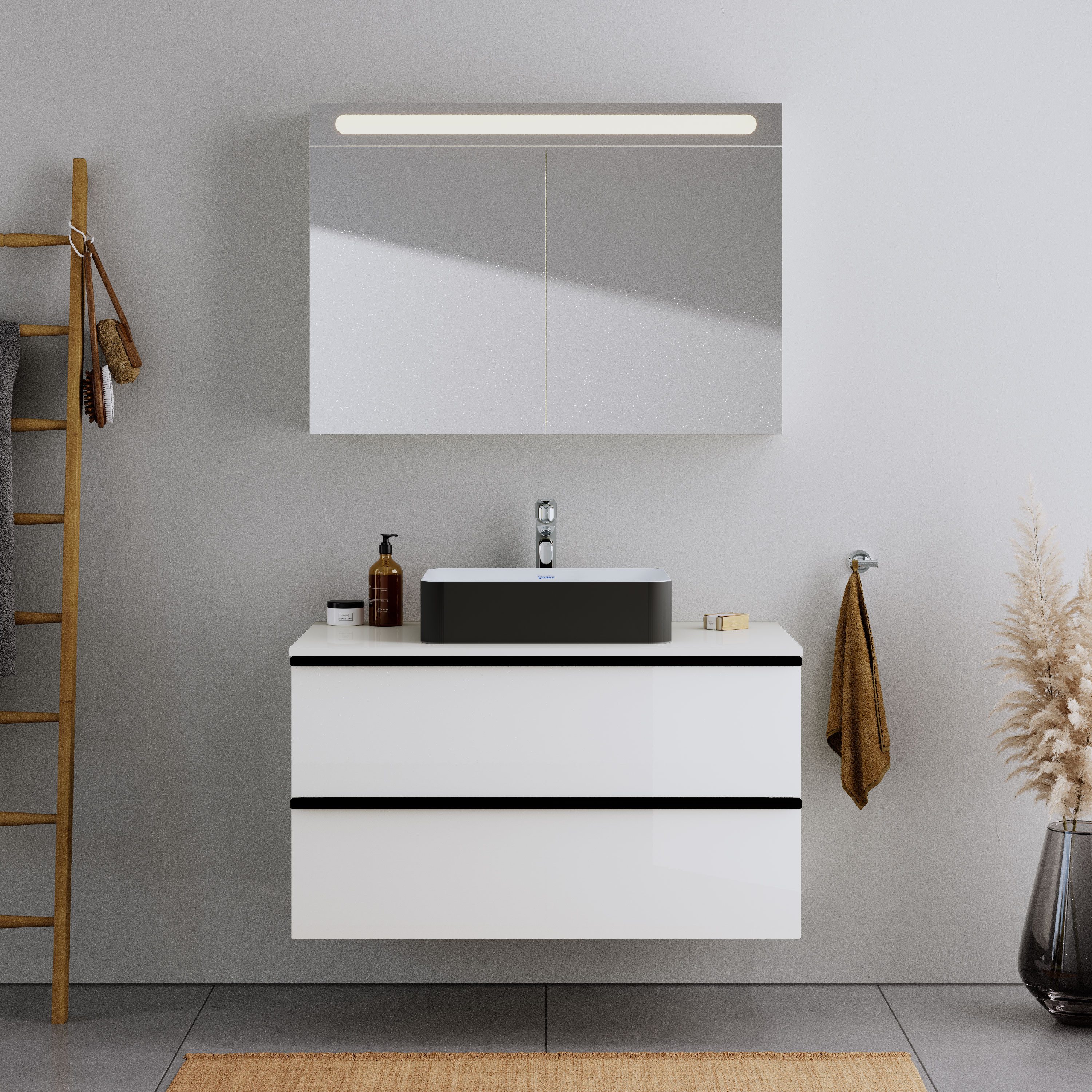 Duravit Waschbecken DuraMaui, 50x36x12,5 cm, aus Mineralguss – Farbe wählbar