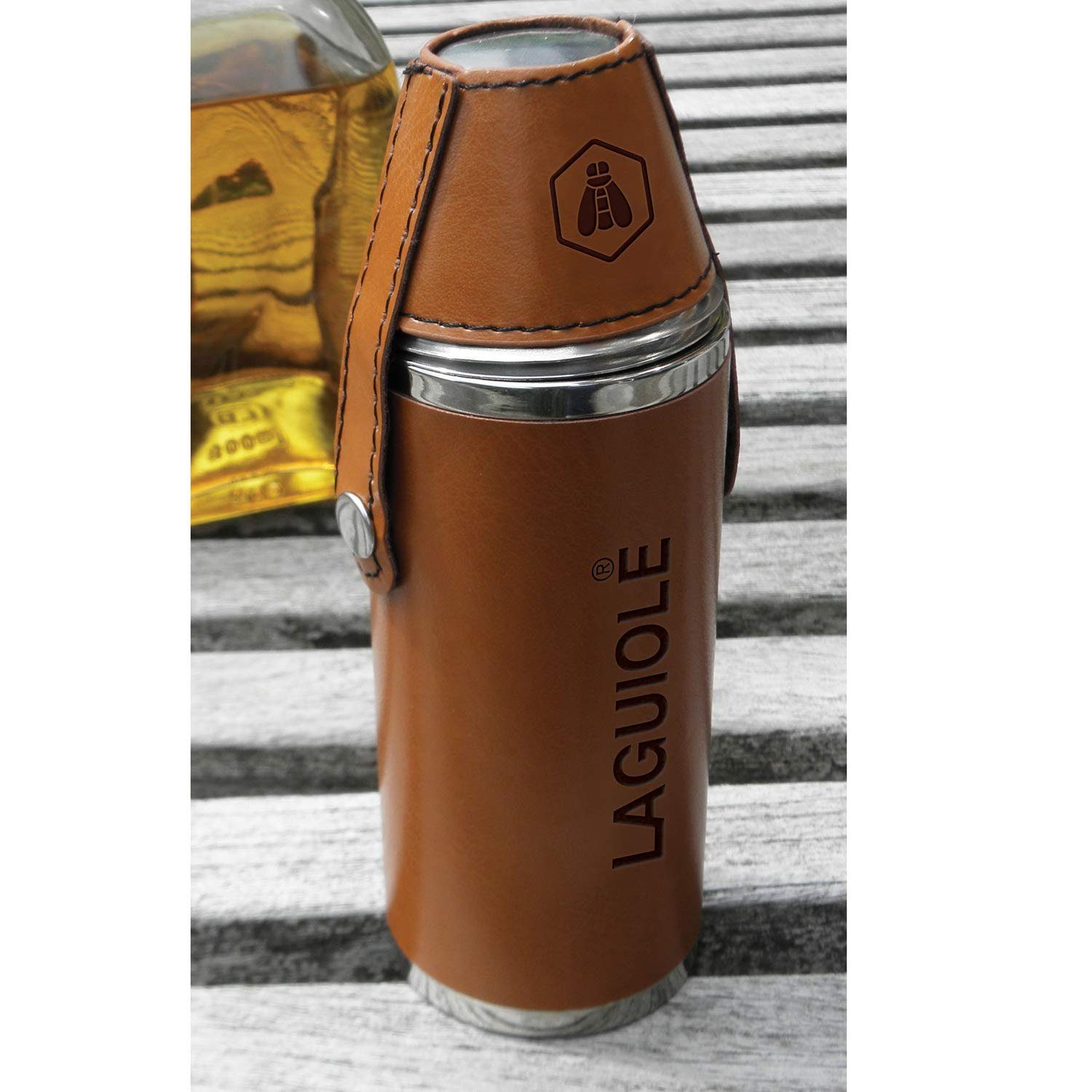 NASA Flachmann Laguiole - Flachmann inkl. 2 Becher