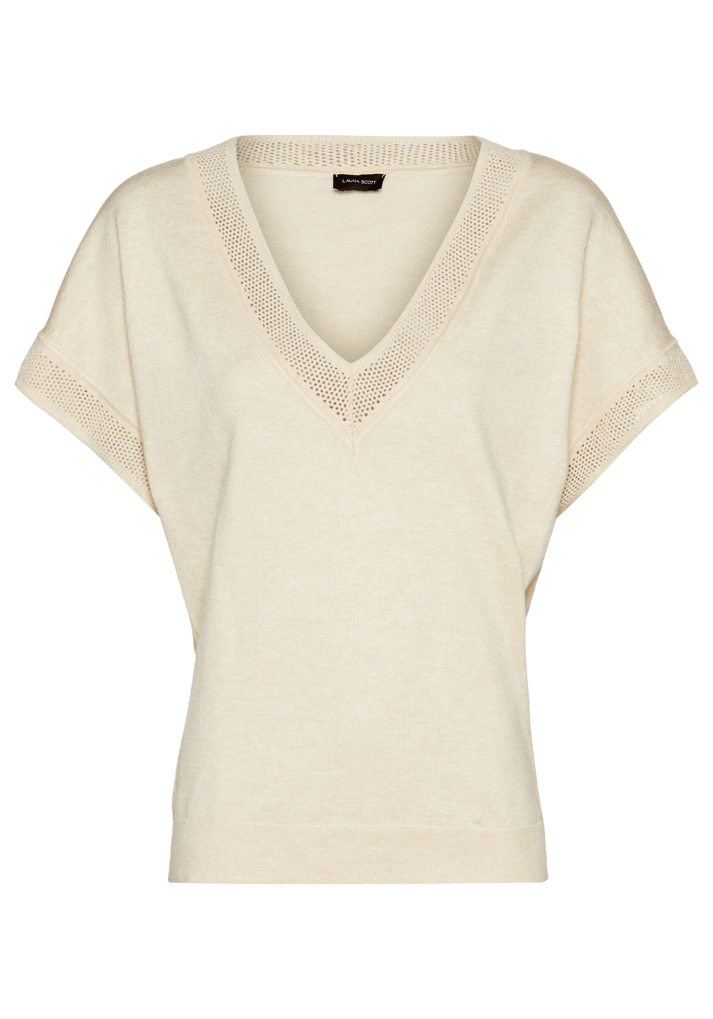 Kurzarmpullover im sommerlichen Tshirt Schnitt