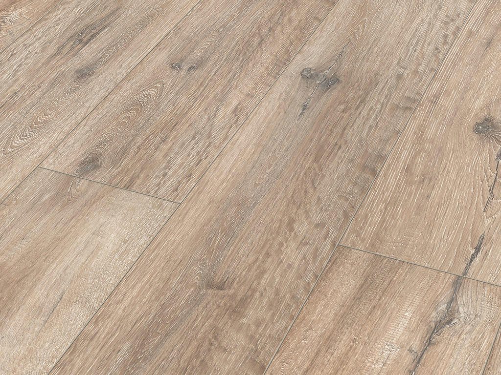 BASICfloor Laminat Laminat Eiche braun grau Landhausdiele