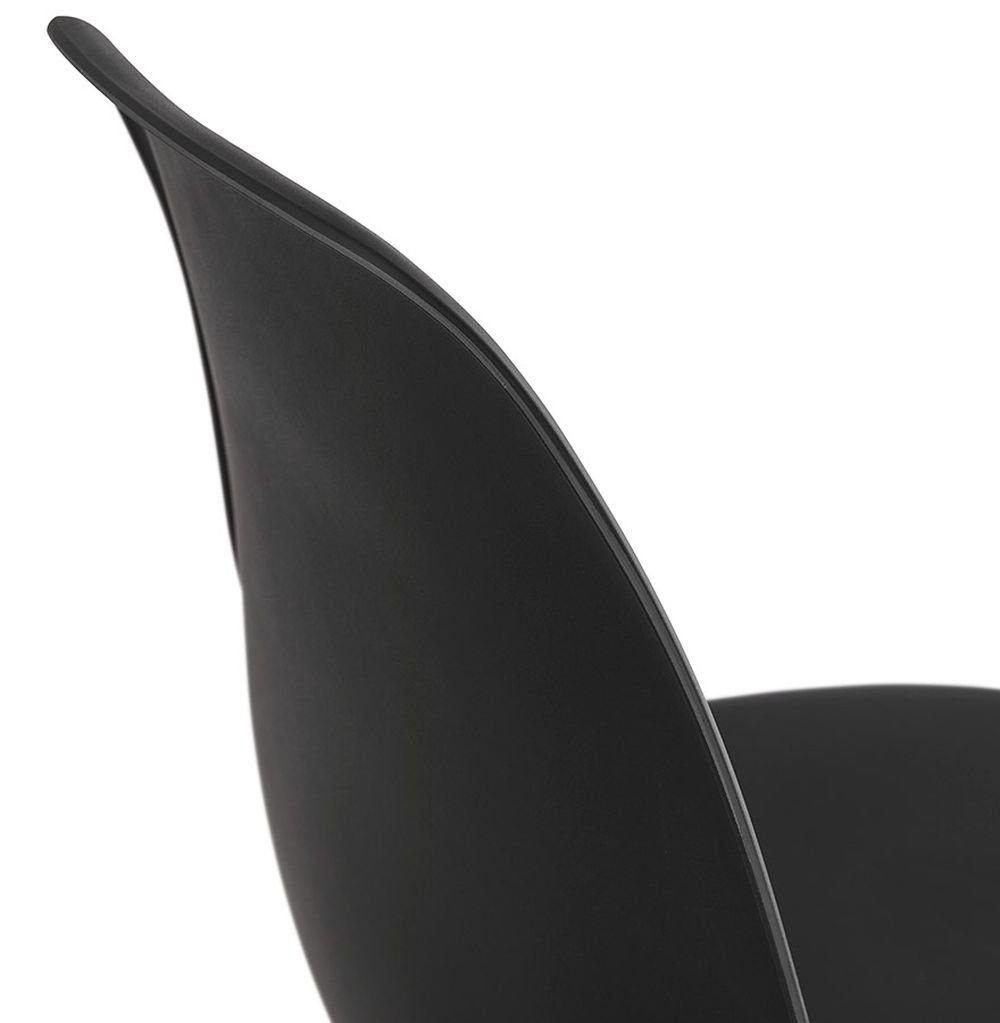 Esszimmerstuhl (black) 46 Polym Schwarz Plastic VIKTORIA DESIGN KADIMA x Stuhl