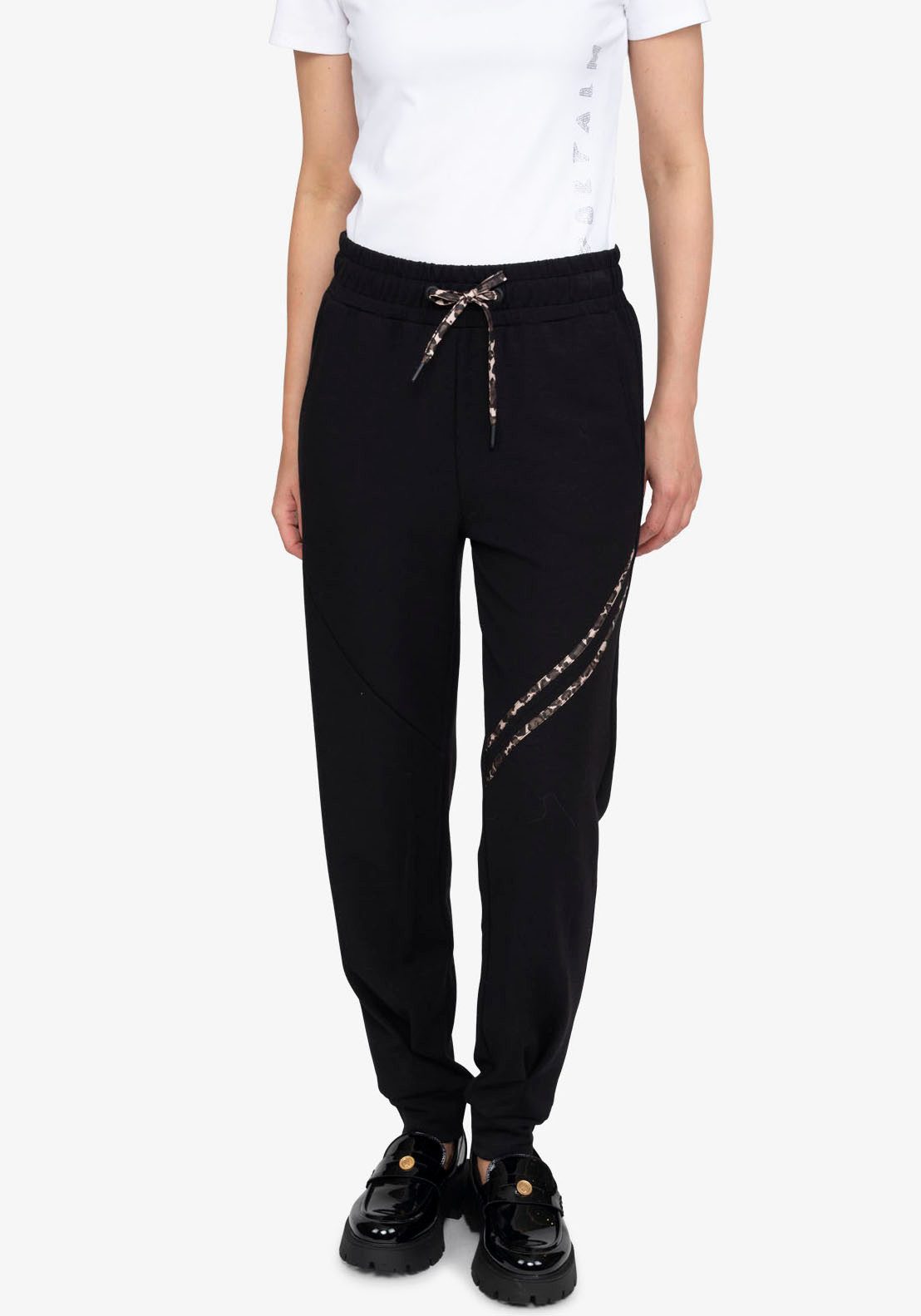 Sportalm Kitzbühel Jogger Pants mit Animalprint günstig online kaufen