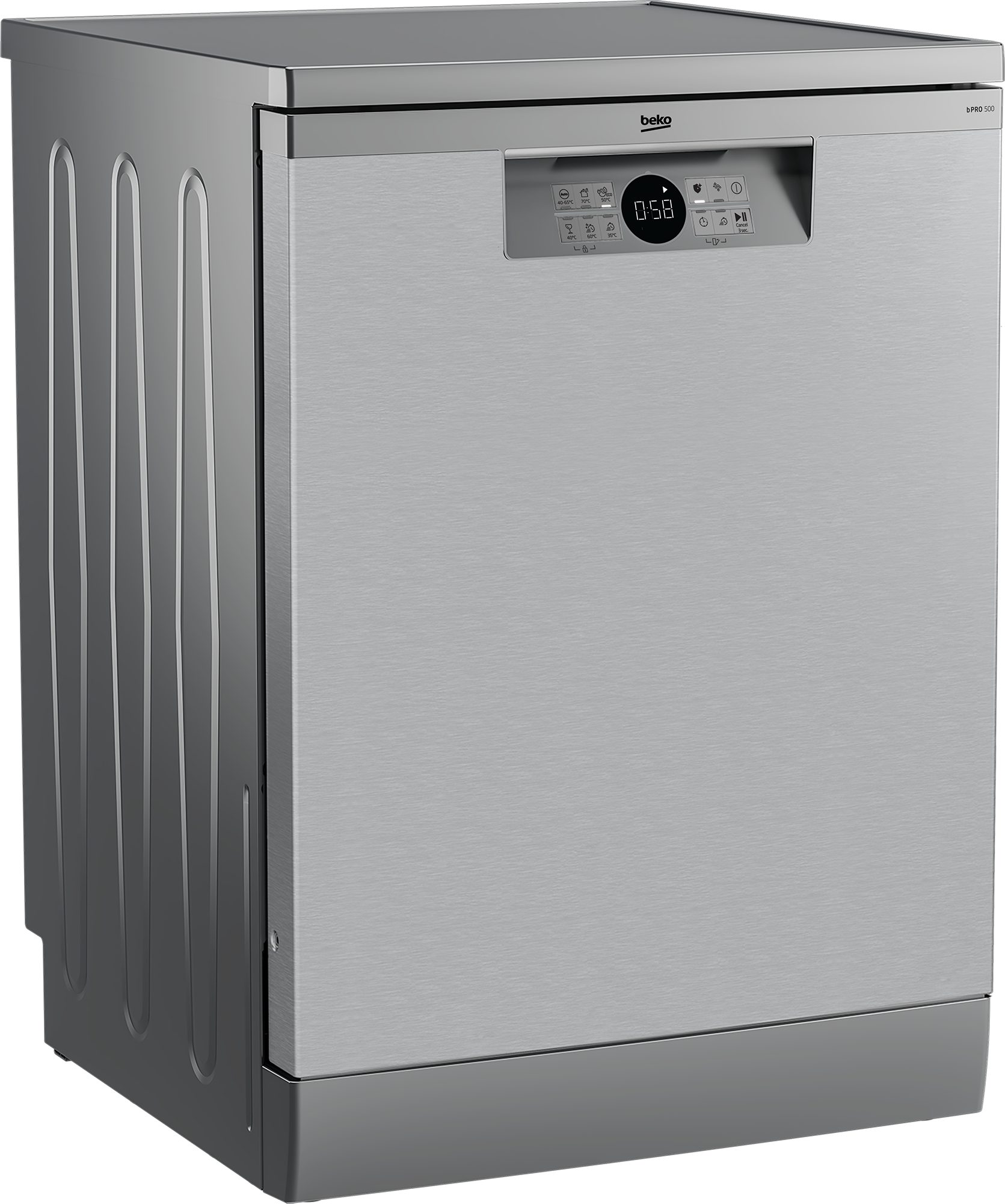 BEKO Standgeschirrspüler BDFN36451X, 9,5 l, 14 Maßgedecke, Quick&Shine – schnelle Reinigung mit optimaler Trocknung