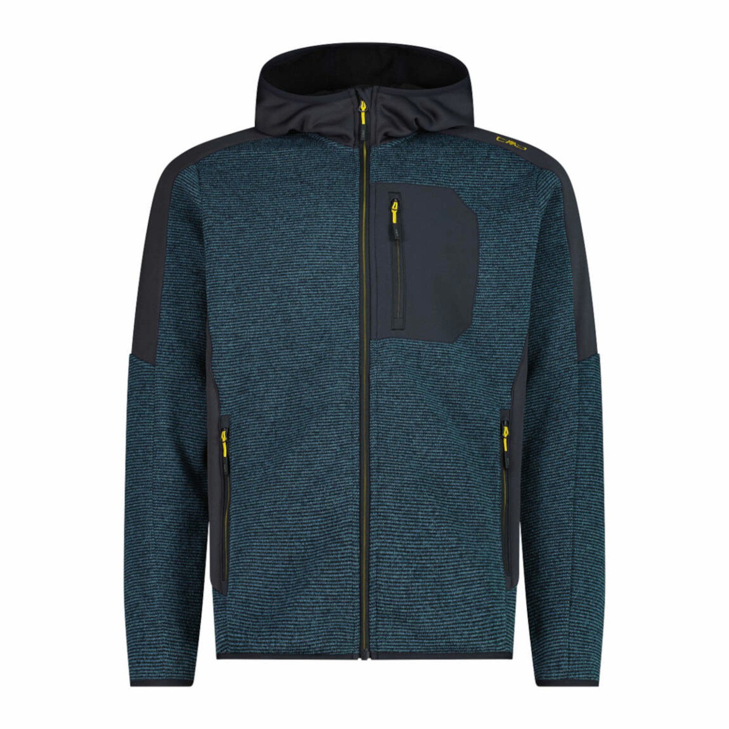 Fleecejacke CMP Herren Fleecejacke MAN JACKET FIX HOOD 35H1787