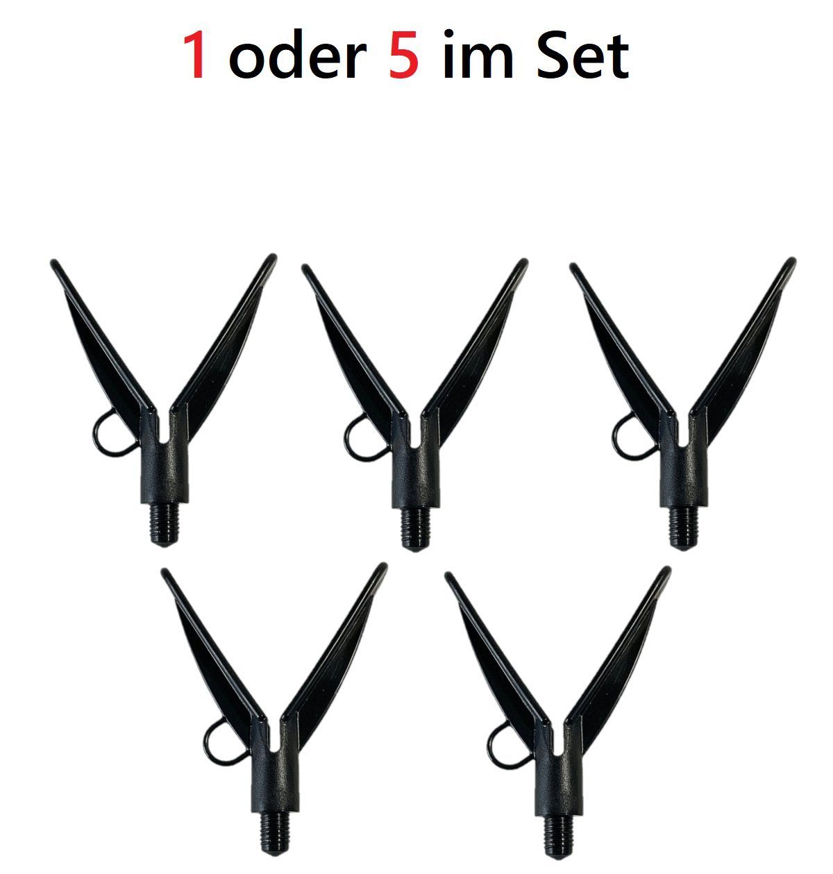Rutenhalter Rutenauflage V Form schwarz mit Gewinde für Rod Pod Rutenhalter