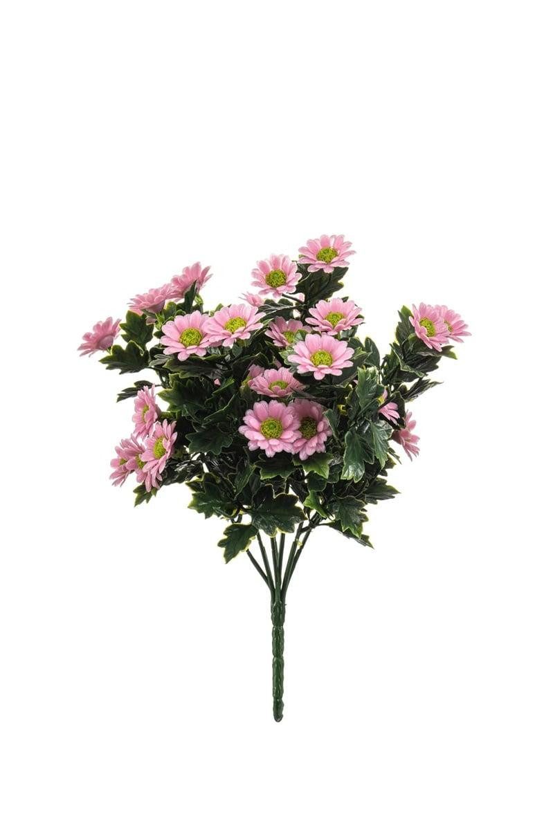 Kunstblume Margerite DRUMIX auf Steckstab, crossdoor, rosa, 28cm Margerite, artplants, Höhe 28.0 cm
