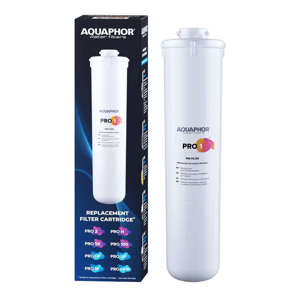 AQUAPHOR Wasserfilter PRO1 VORFILTER 2-STUFIG, FILTRATION BIS 3 µm, Zubehör für FÜR UMKEHROSMOSE UND AKTIVKOHLE-SYSTEME AQUAPHOR, Ersetzt Filter K1, K5, K3