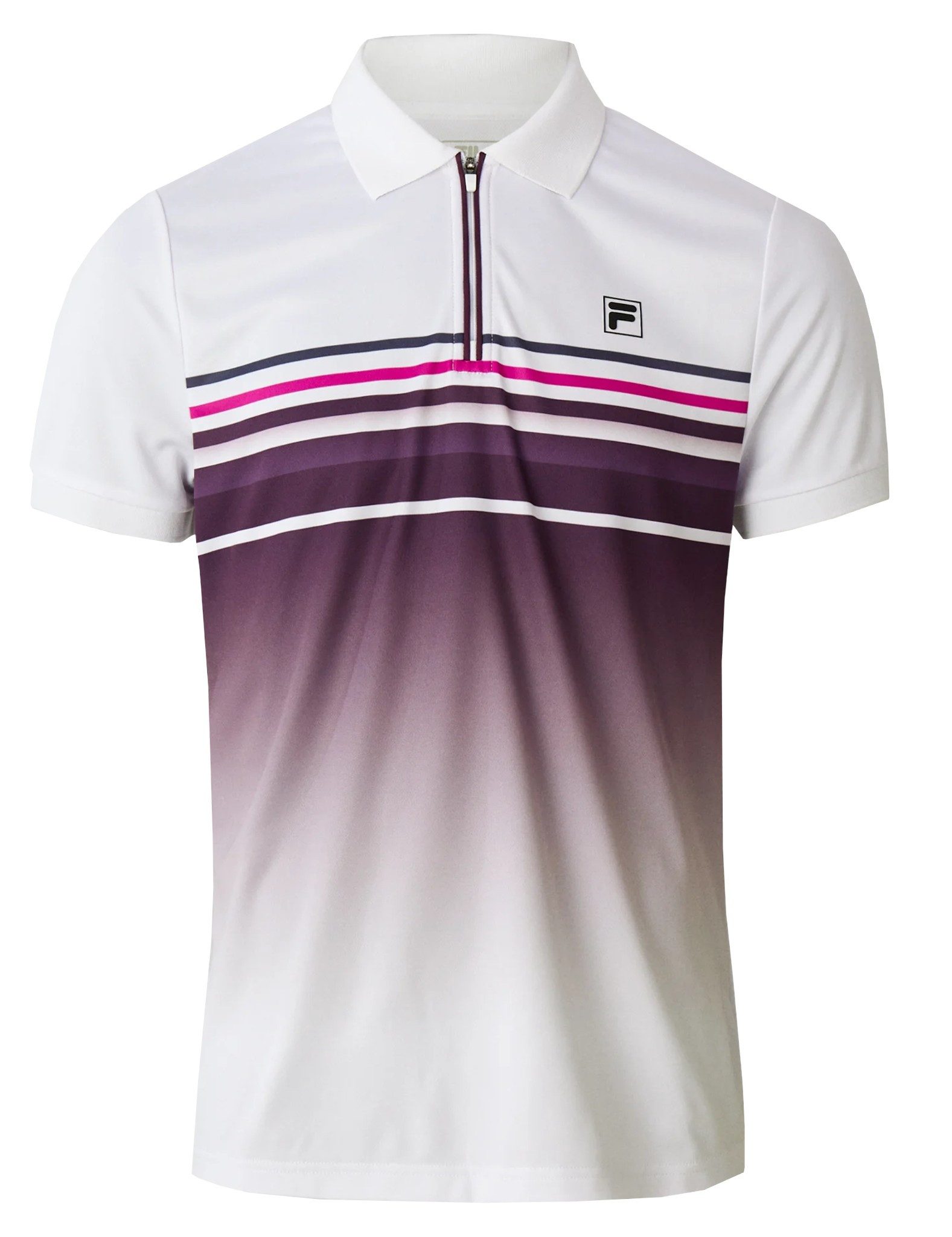 Fila Poloshirt Diego (rec. Polyester) weiss/violett Herren
