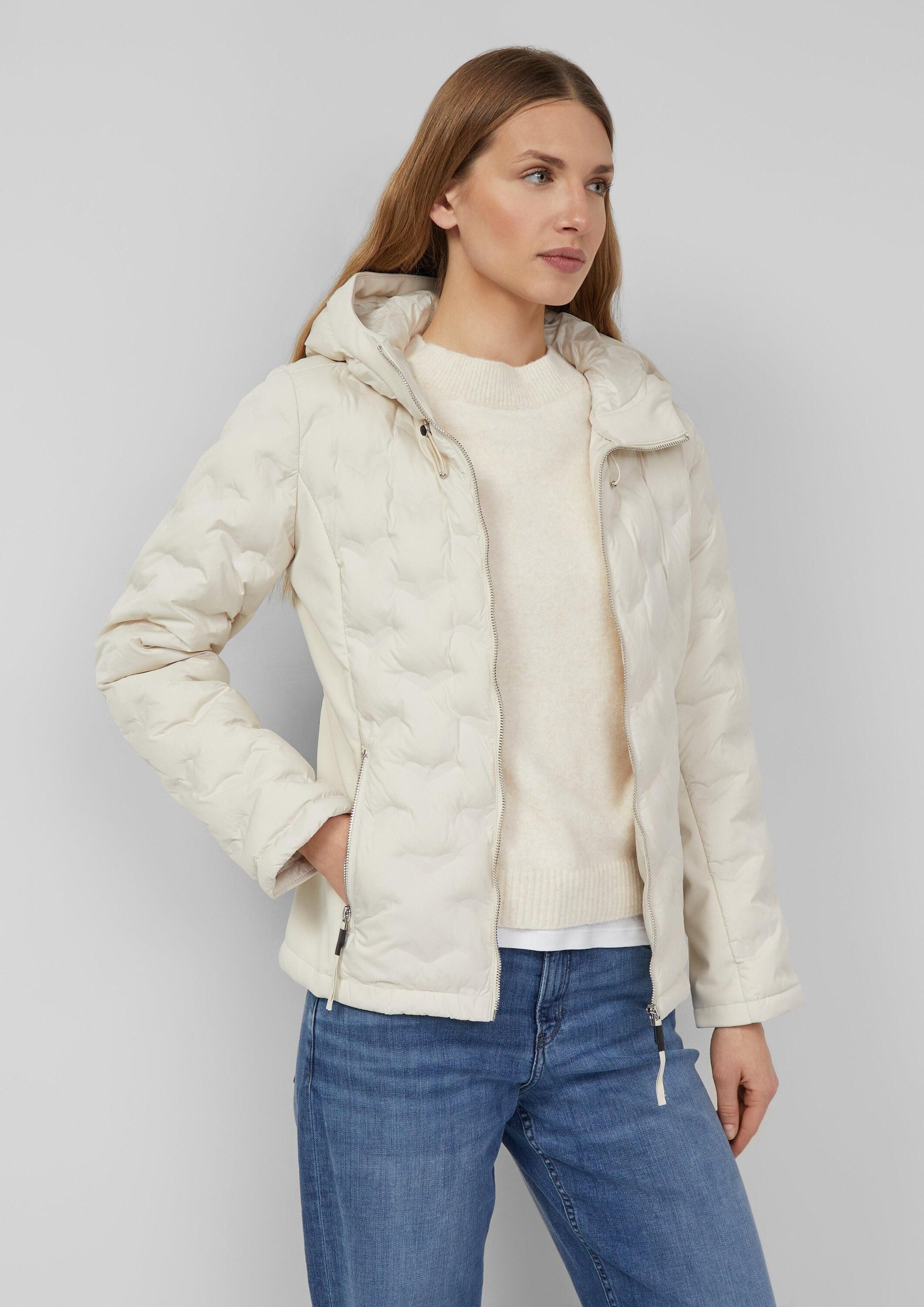 s.Oliver Funktionsjacke Outdoor-Jacke Leiche Slim Fit-Jacke im Fabricmix