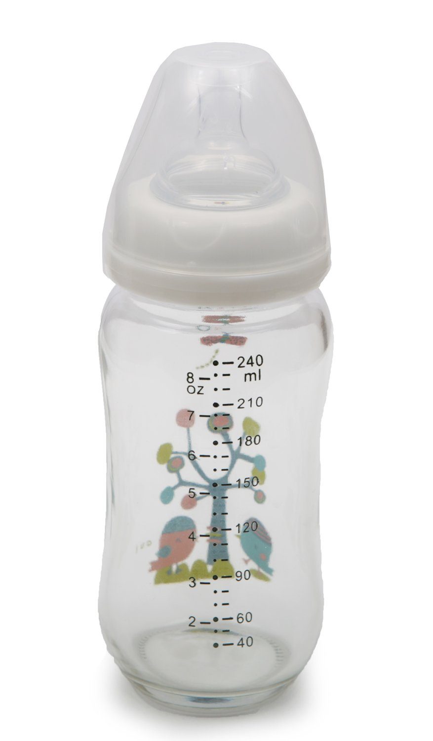 Silikonsauger Babyflasche, Babyflasche 240 B0468, Anti-Kolik Moni Geburt ml Trinkglasflasche ab