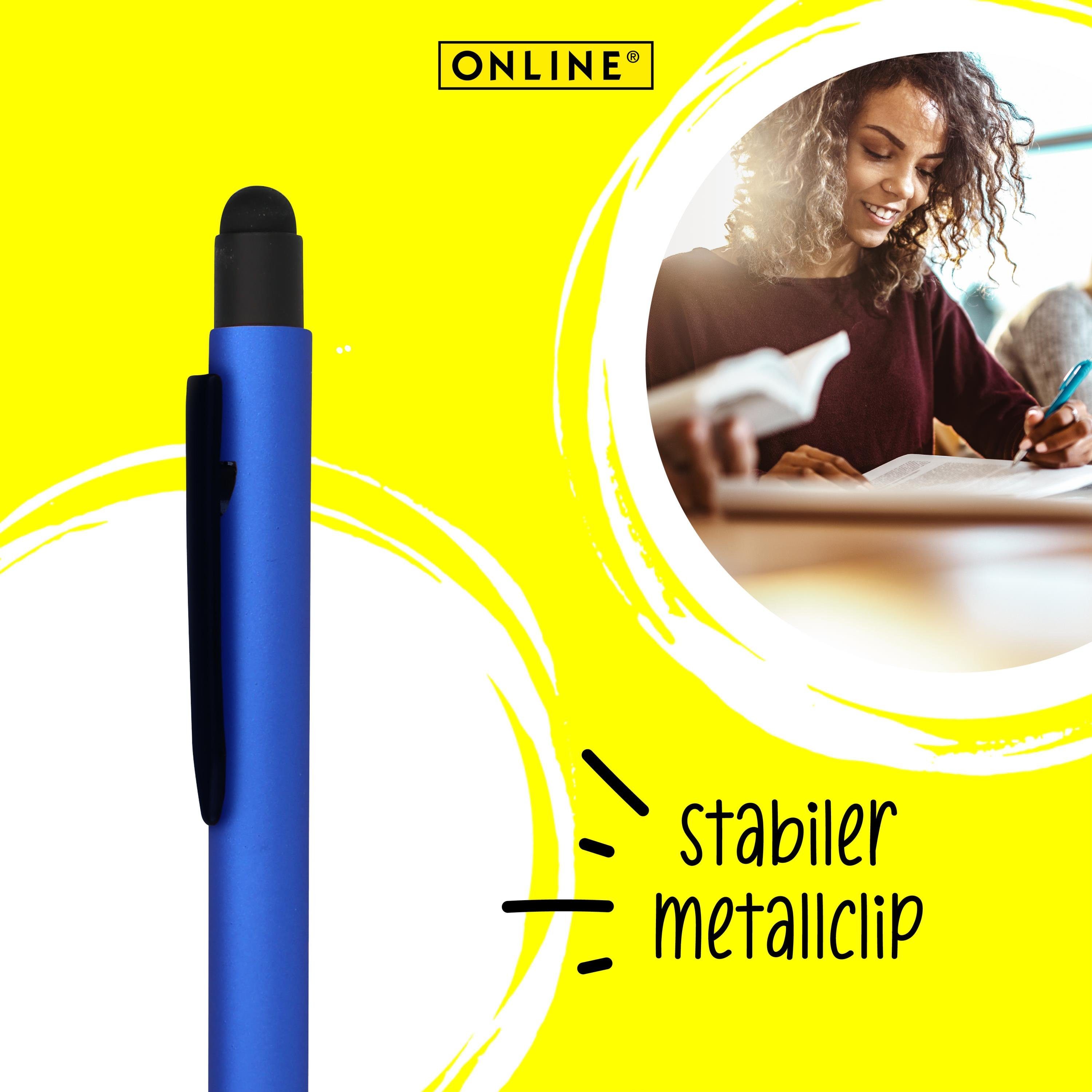 Online Kugelschreiber Alu Stylus-Tip Pen Stylus Blue Multimedia-Geräte Druckkugelschreiber, für