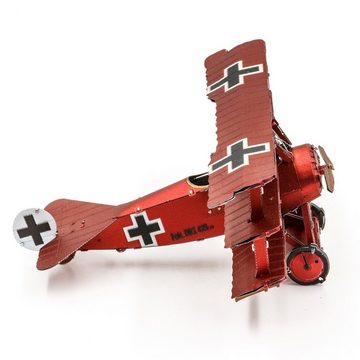 Metal Earth® Modellbausatz Fokker Dr. I - Dreidecker-Jagdflugzeug - detailreicher Metall-Bausatz