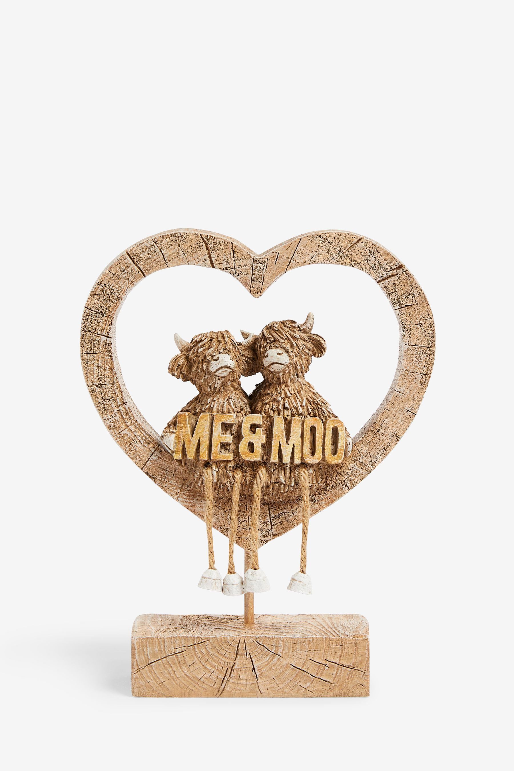 Next Dekofigur Me and Moo Herzskulptur mit Hochlandrind Hamish günstig online kaufen