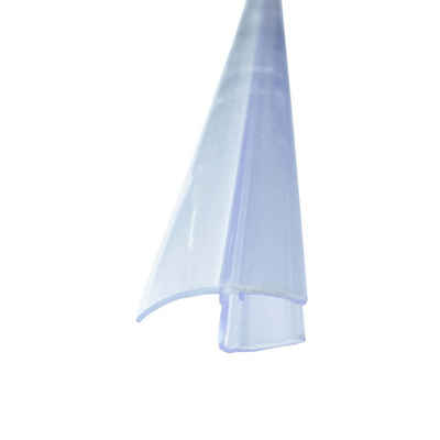 Bagnoxx Duschdichtung, L: 200 cm, (Spaltdichtung, Türdichtung, lange Dichtlippe, 1-St), für Glas Duschtür, Duschlippe aus PVC, verstärkte Weichlippe