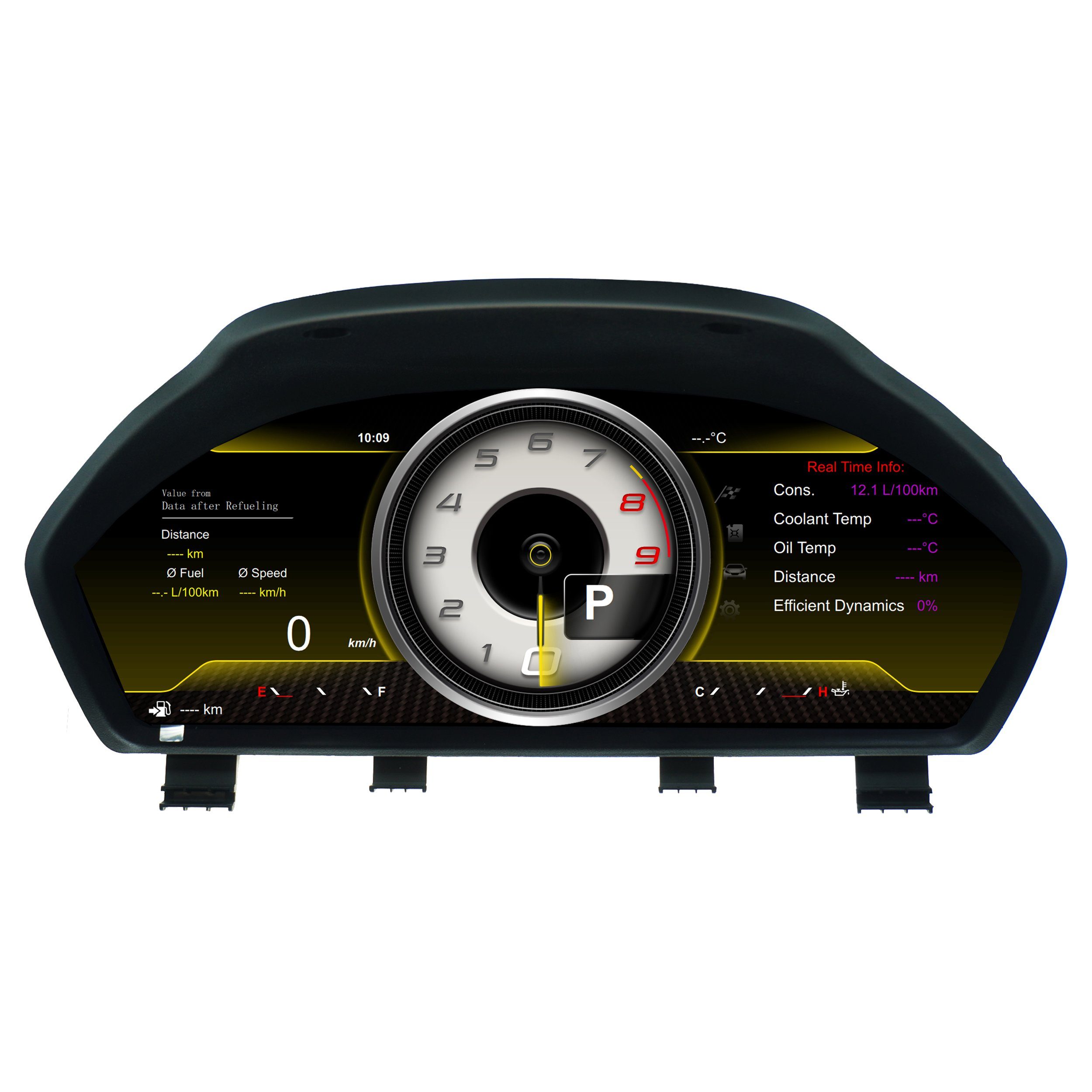 TAFFIO Tachometer Für BMW F06 F07 F10 F12 F13 F01 F15 F16 F25 F26 Digit.Kombiinstrument