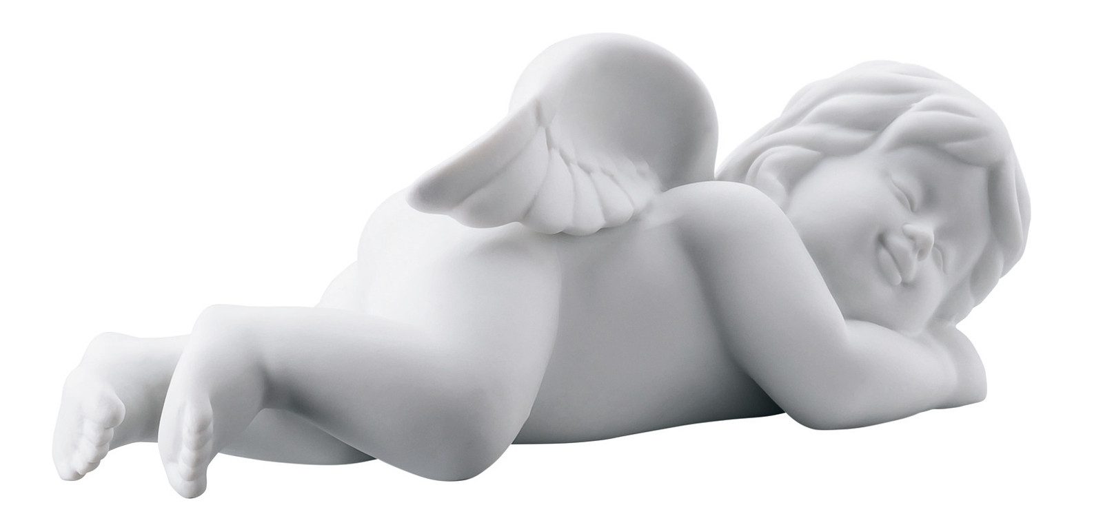 Rosenthal Dekofigur Engel gross Weiss matt Engel schlafend günstig online kaufen