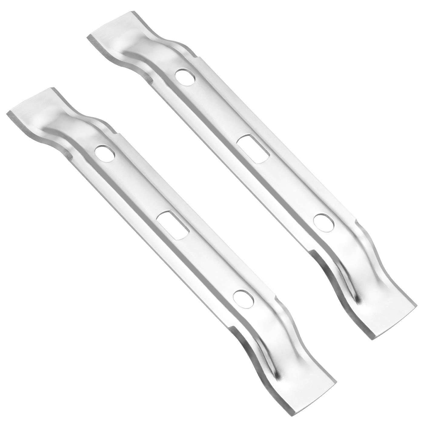 VERCO Mährobotermesser für Stihl und Viking iMow Mähmesser (Doppelpack, 2 Stück), Edelstahl Messer Ersatz Klingen Set rostfrei silberfarben