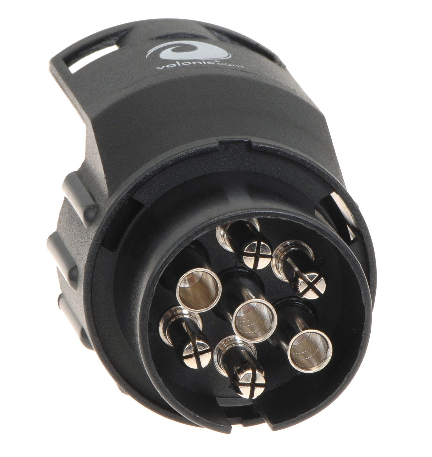 valonic valonic - KFZ Adapter 7 (alt) auf 13 polig (neu), Auto, PKW Anhänger-Adapter 7 polig zu 13 polig, Adapterstück Auto zu Hänger - für Anhängerkupplung, Pkw, Kfz und LKW