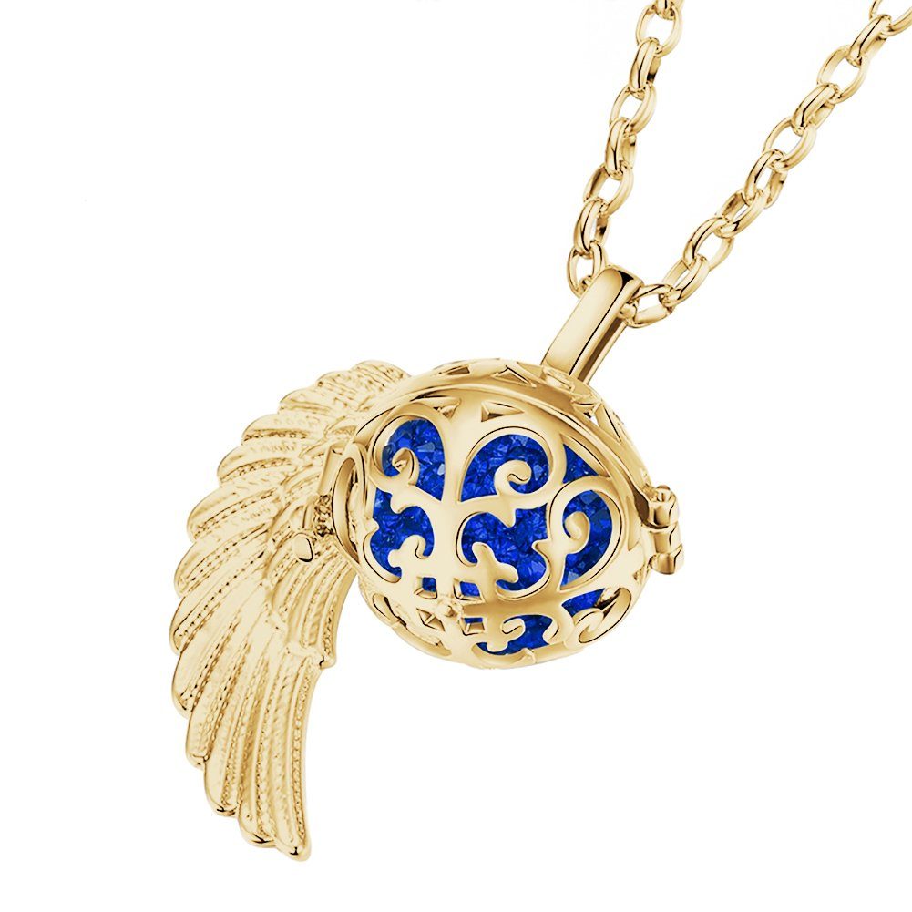 Morella Kette mit Anhänger Engel Halskette gold 70 cm mit Anhänger (2-tlg., günstig online kaufen