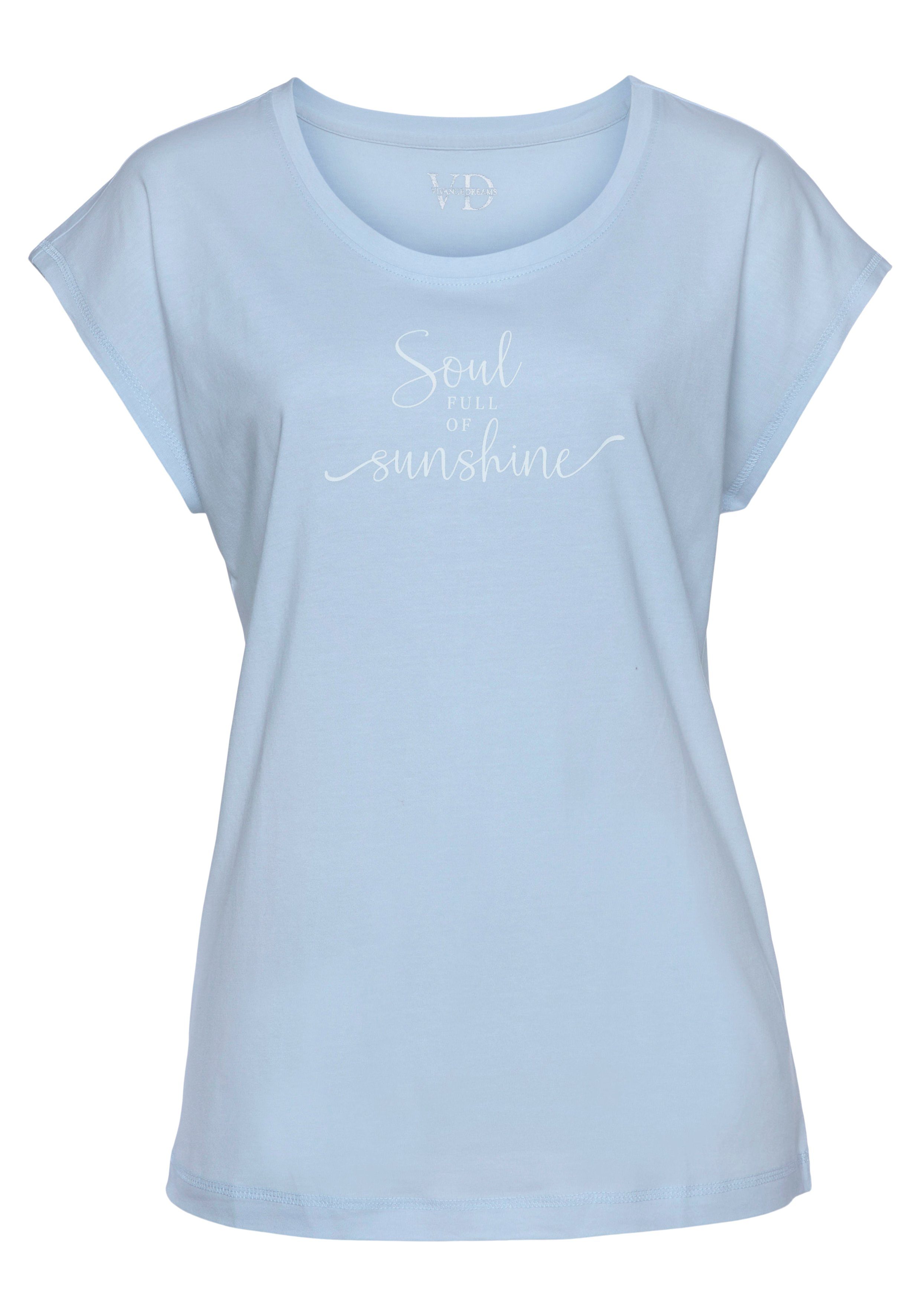 Vivance Dreams T-Shirt mit Sommer-Statementdruck. € 19,99