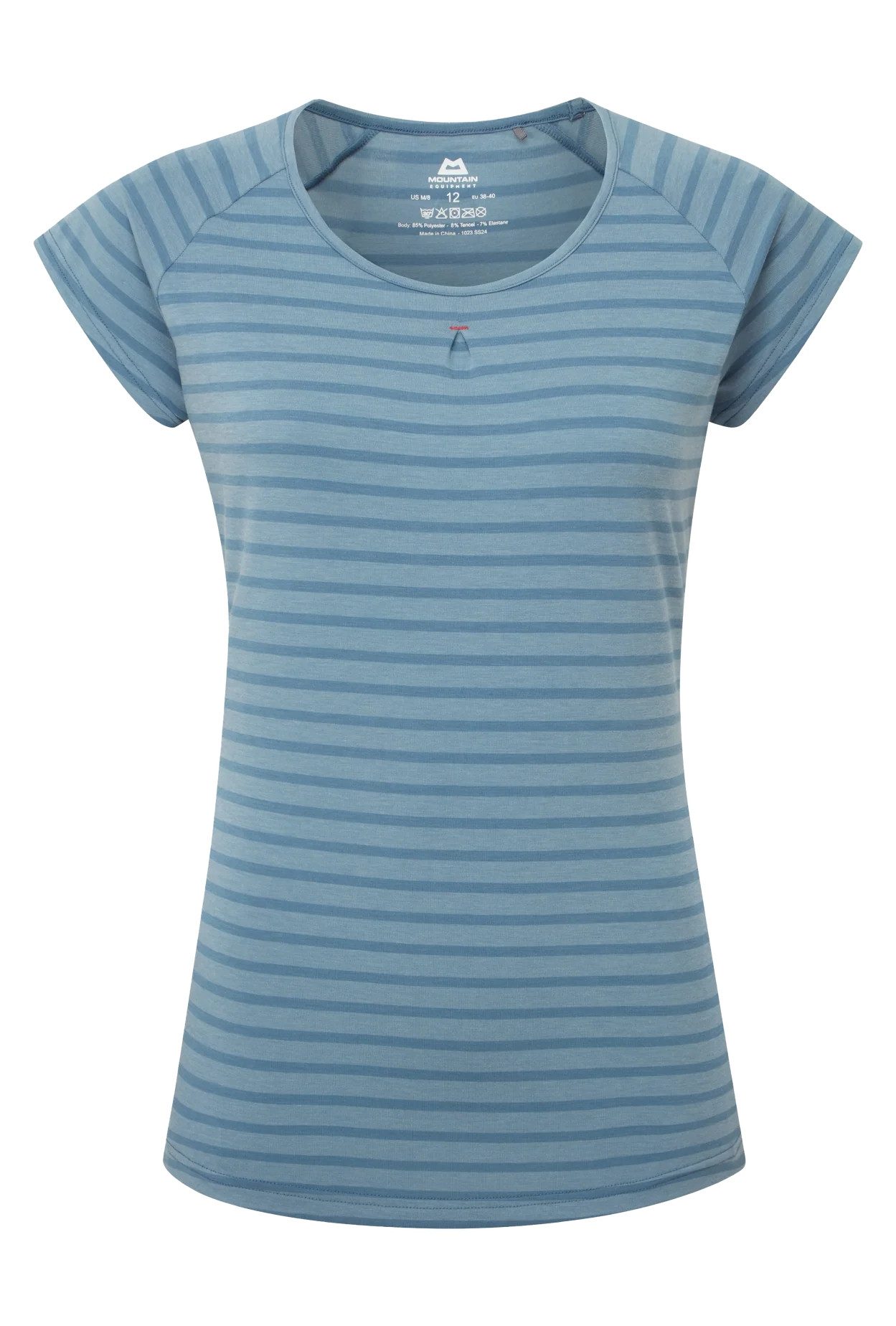 Mountain Equipment T-Shirt Equinox Wmns Tee Bluefin Stripe