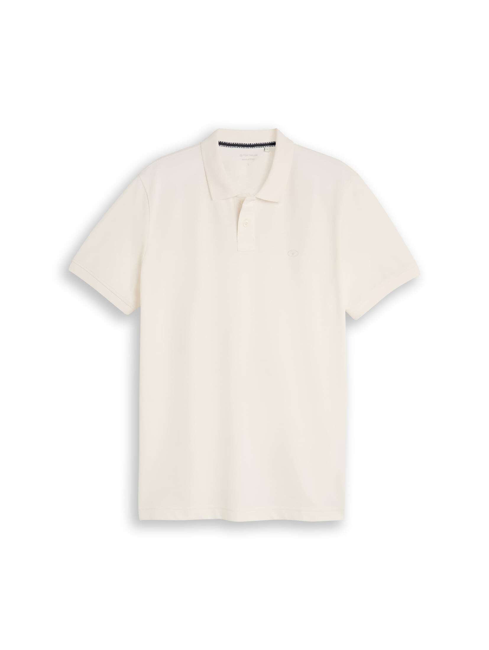 TOM TAILOR Poloshirt Poloshirts (im Einserpack) Piqué Poloshirt mit Logo-Stickerei
