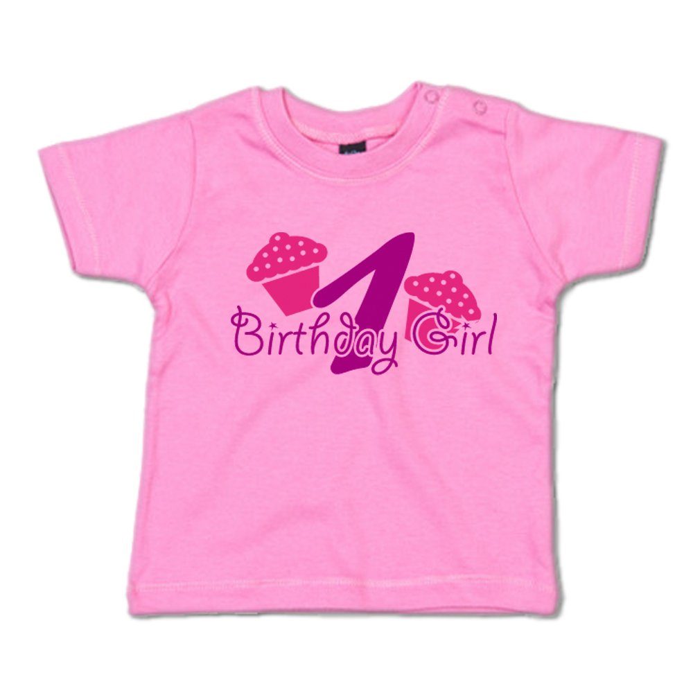 G-graphics T-Shirt 1 – Birthday Girl Baby T-Shirt, mit Spruch / Sprüche / Print / Aufdruck