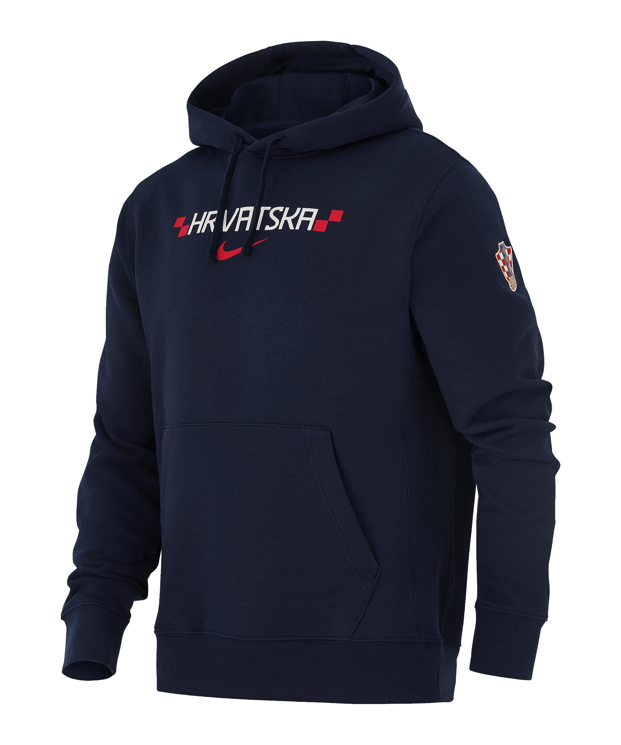 Nike Sweatshirt Nike Performance HNS Kroatien Club Hoody Baumwolle
