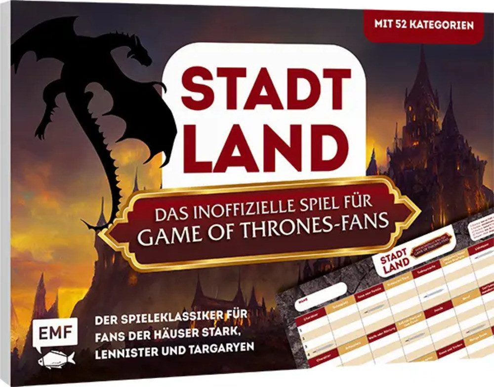 Spiel Stadt, Land, das inoffizielle Spiel für Game of Thrones-Fans - Der...
