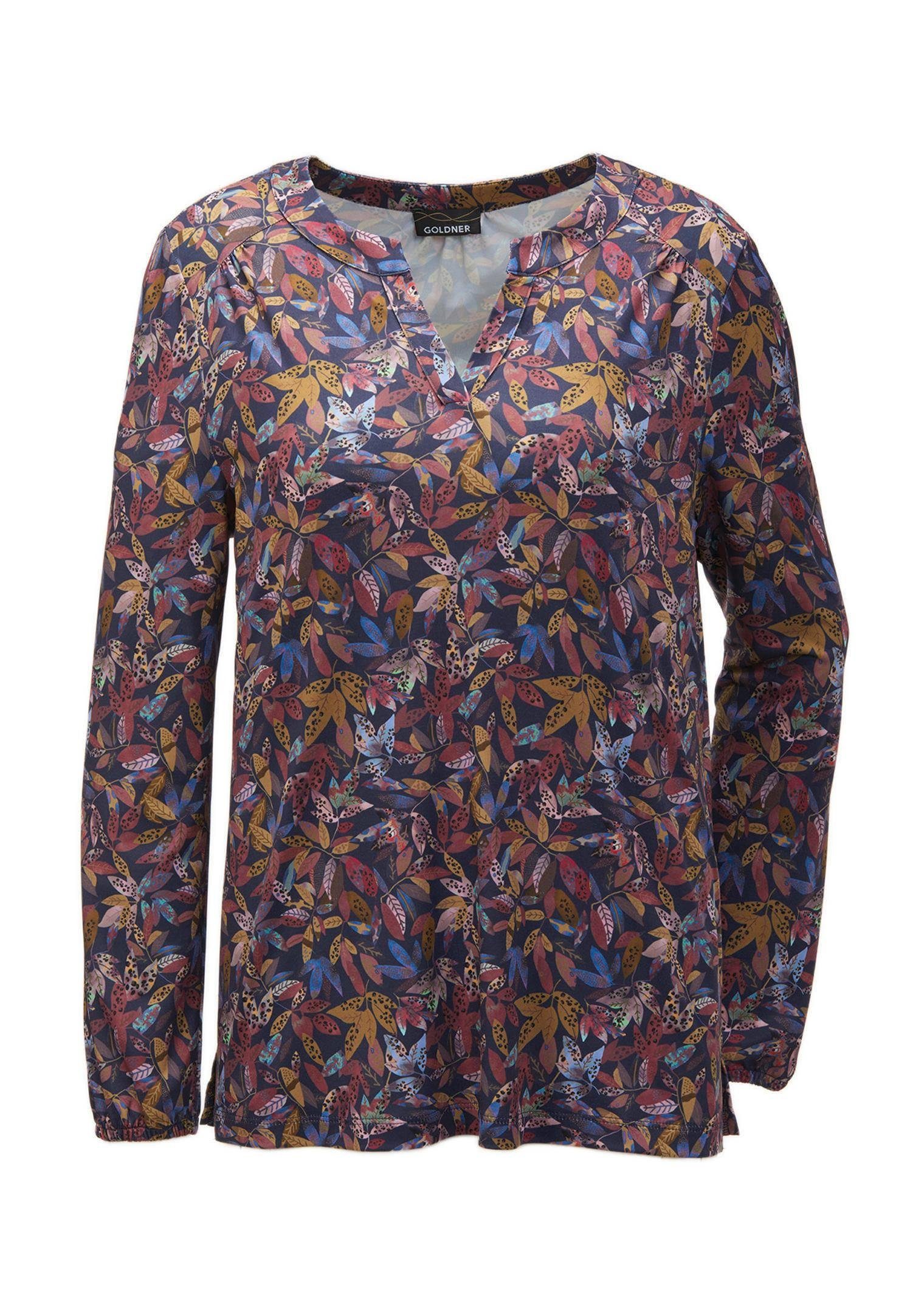 GOLDNER Kurzarmbluse Kurzgröße: Blusenshirt in femininer günstig online kaufen