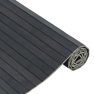 Teppich Teppich Rechteckig Grau 70x500 cm Bambus, vidaXL, Rechteckig