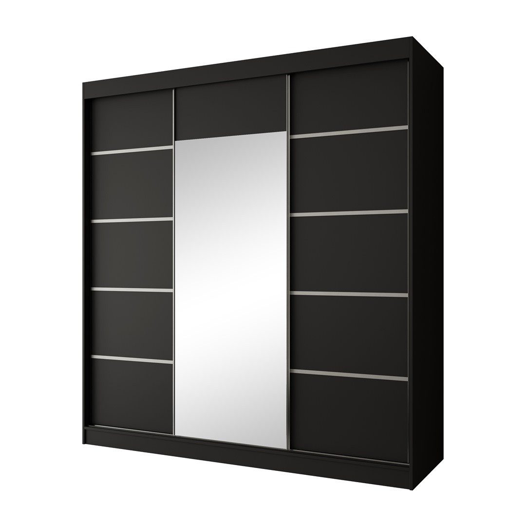 Beautysofa Schiebetürenschrank Monika (3-türig Schrank mit günstig online kaufen