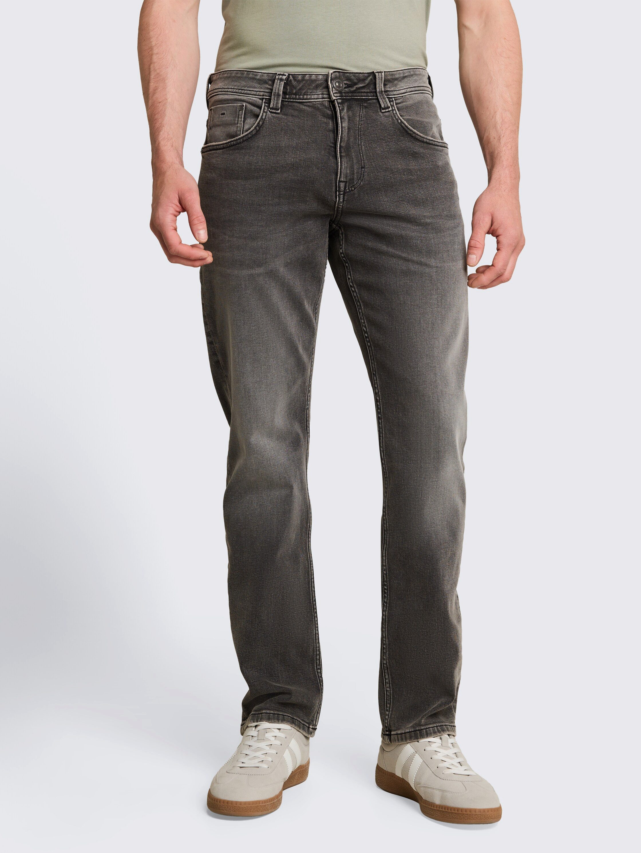 TOM TAILOR 5-Pocket-Jeans MARVIN mit kleinem Logo-Print