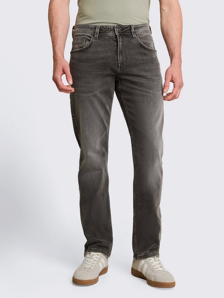 TOM TAILOR 5-Pocket-Jeans MARVIN mit kleinem Logo-Print