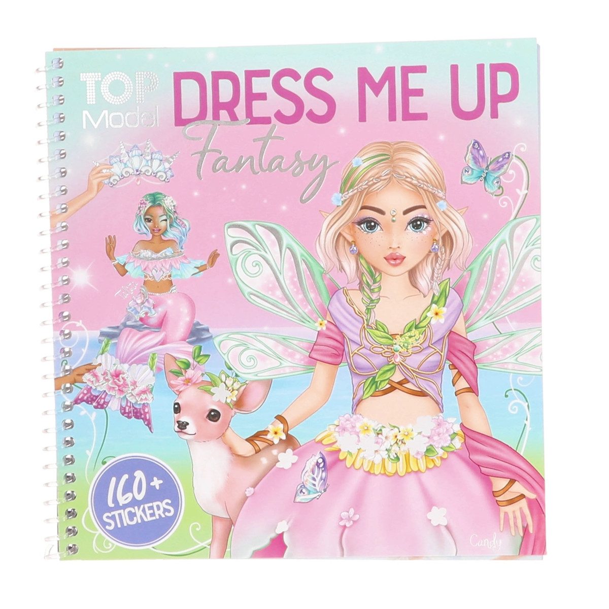 Depesche Malvorlage Top Model Dress me up Fantasy Malbuch Buch inkl. Sticker Ausmalbuch (1-St)