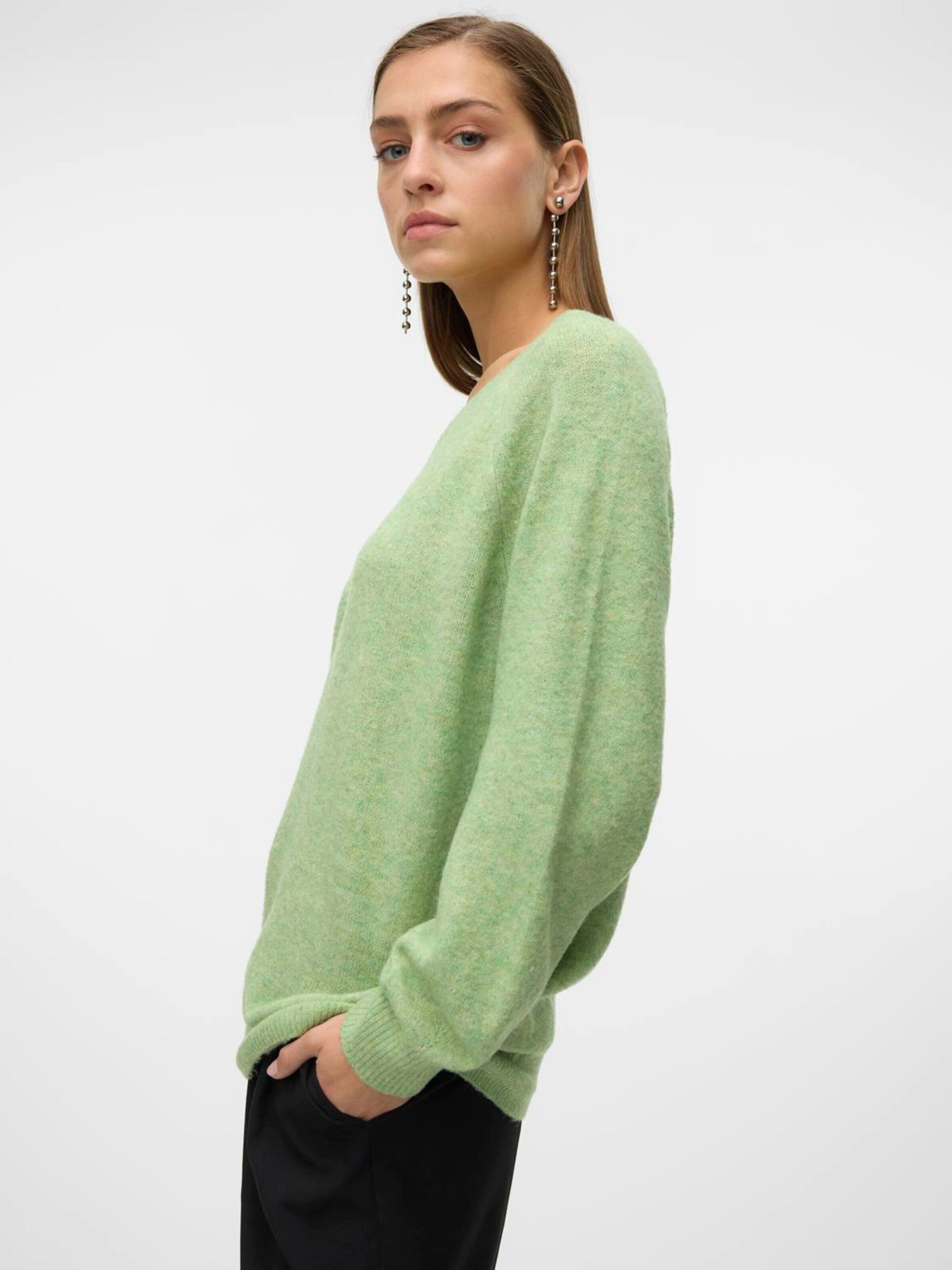 Vero Moda Strickpullover LEAF (1-tlg) Plain/ohne günstig online kaufen